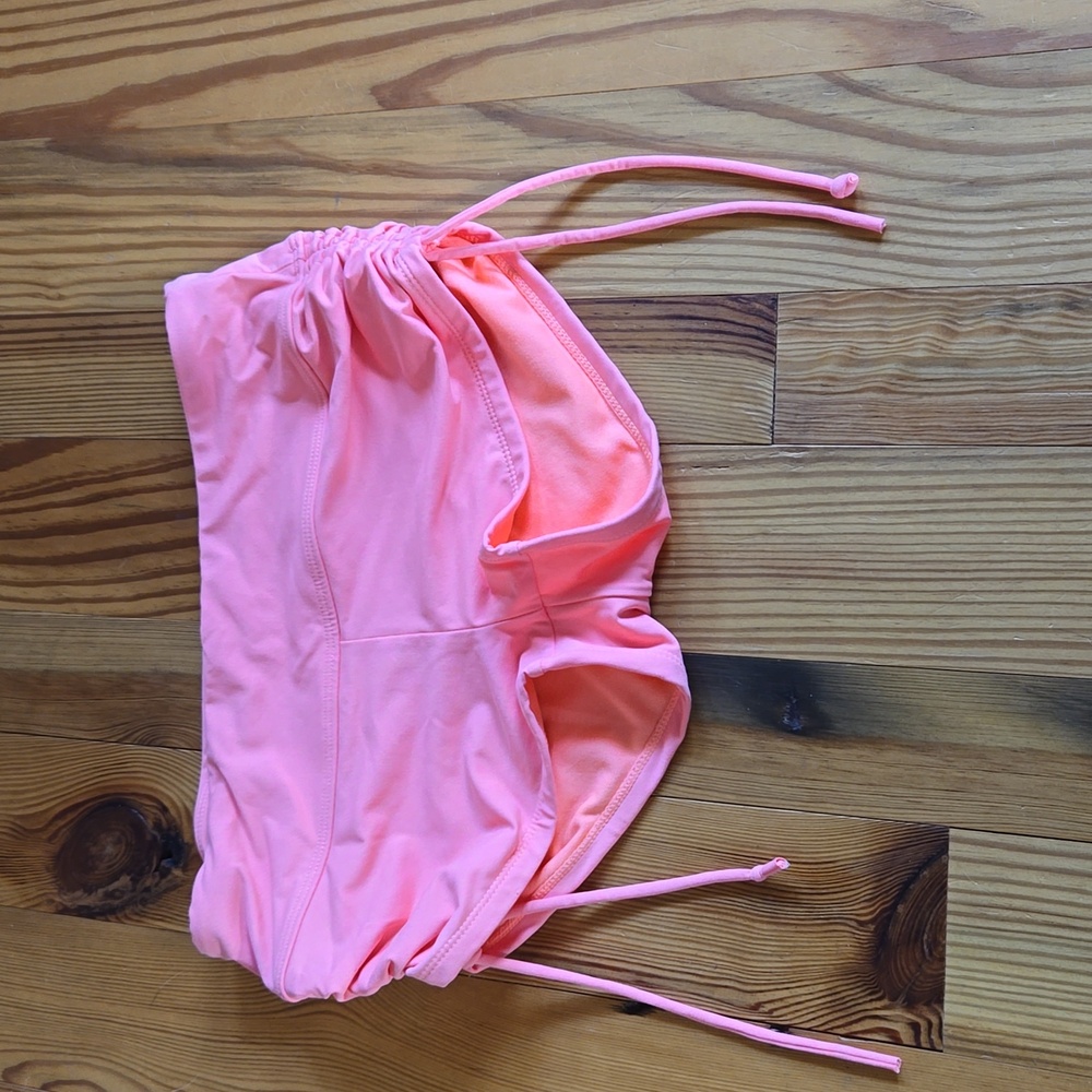 Athleta xxs boy short swim bottoms peach
